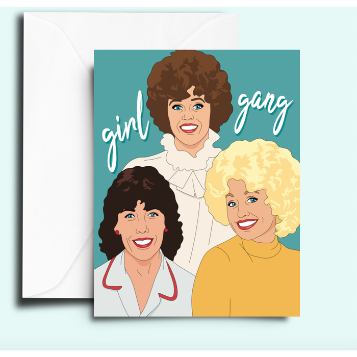 Dolly Parton Jane Fonda Greeting Card