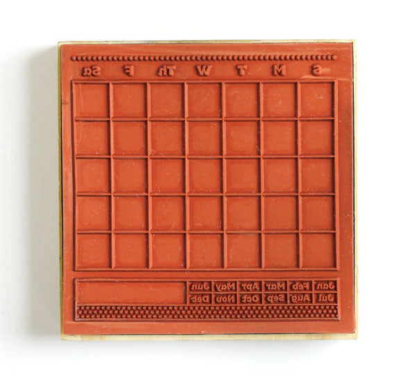photo of calendar stamp