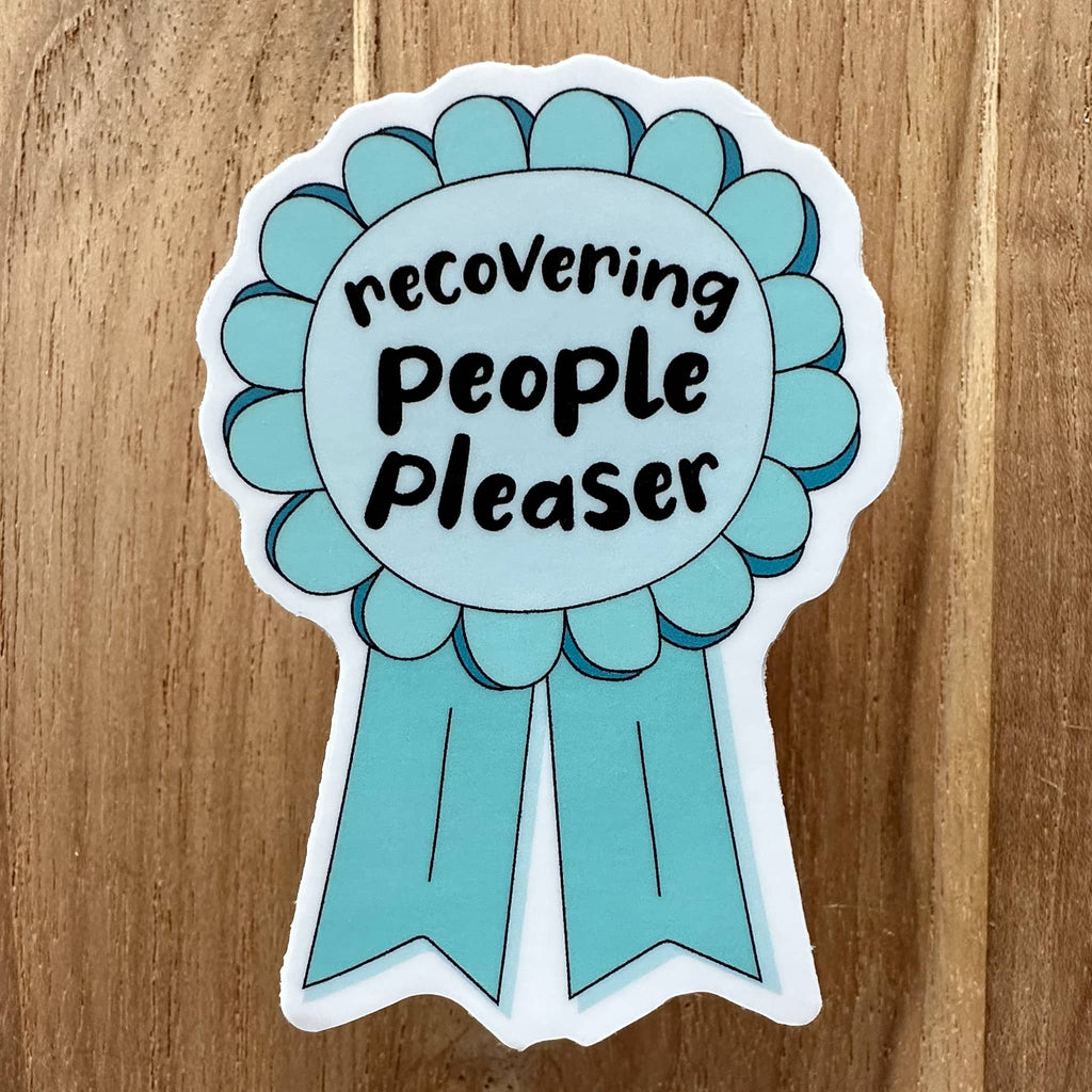 Recovering People Pleaser Ribbon Sticker