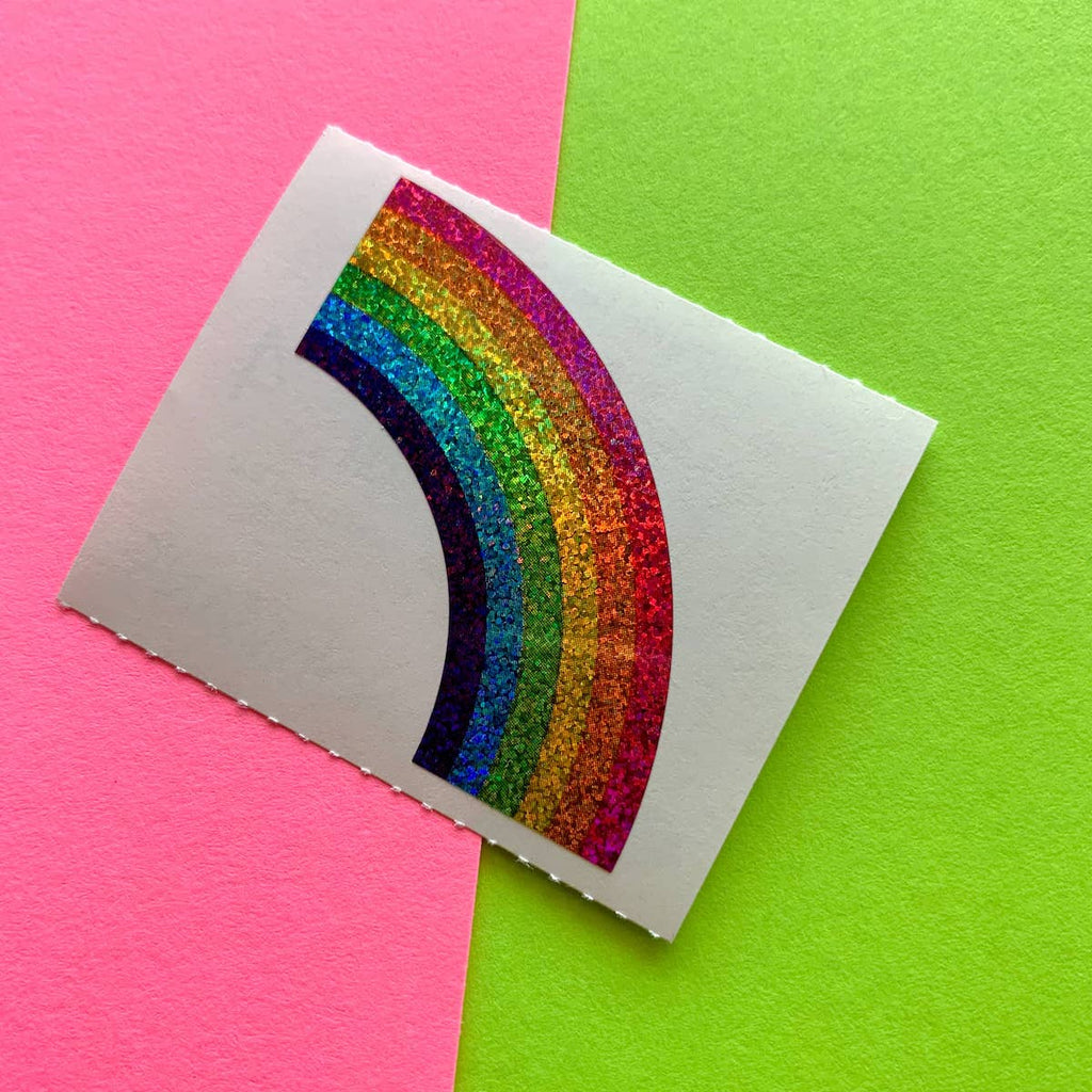 Glitter Rainbow  Stickers – Paper Whale