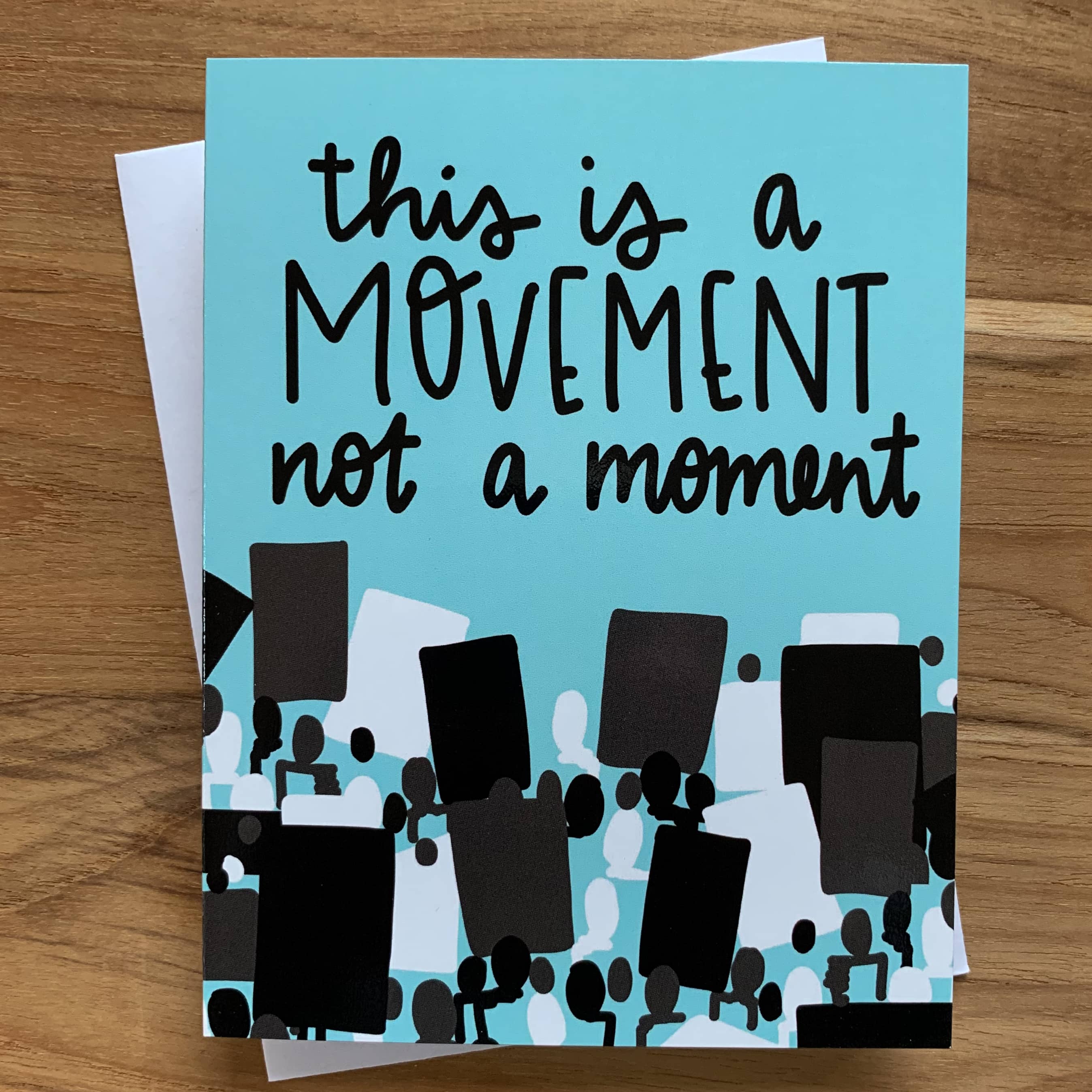 This is a Movement, Not a Moment Card – Paper Whale